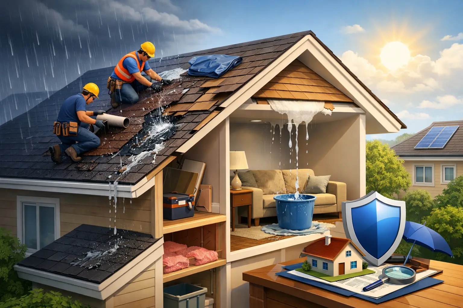 Does Homeowners Insurance Cover Roof Leaks?