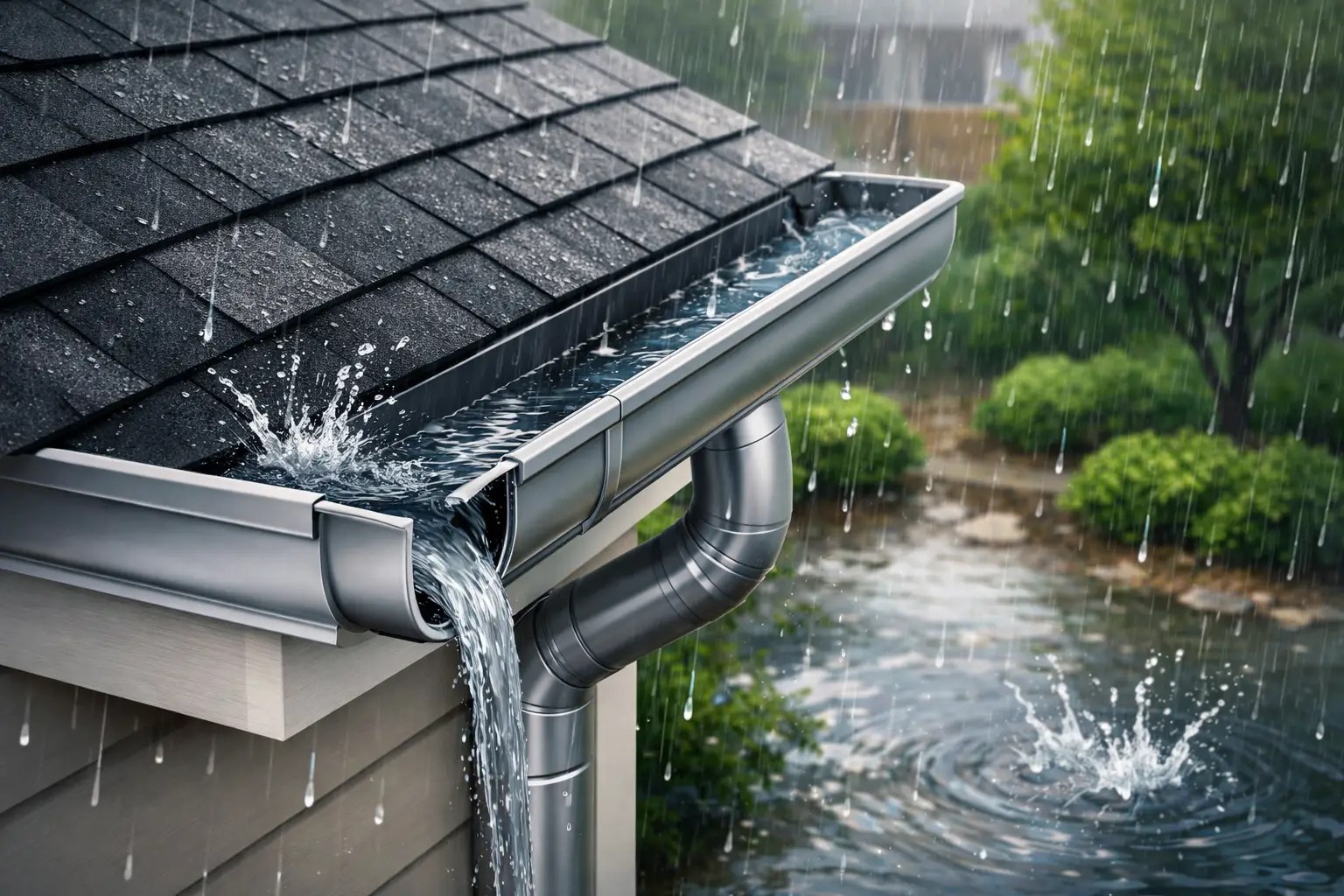 Seamless Gutters for Heavy Rain: What Works