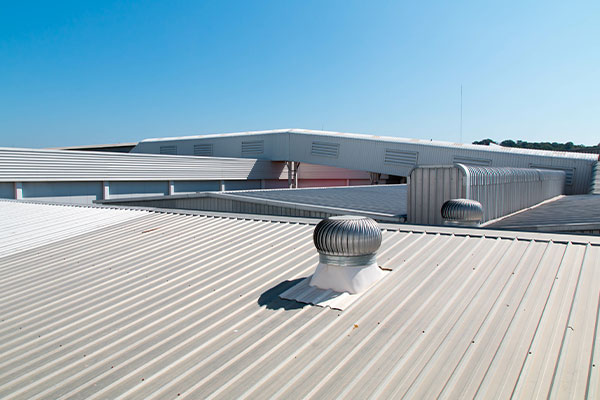 Metal commercial roof in Blaine, MN